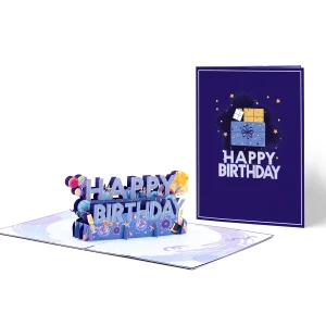 corporate 3d birthday card printing service wholesale