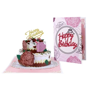 corporate 3d birthday card printing service wholesale