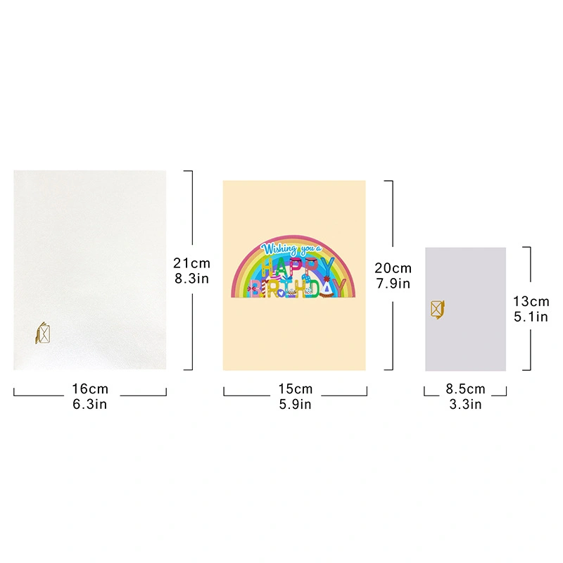 corporate 3d birthday card printing service wholesale