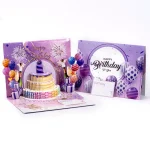 corporate 3d birthday card printing service wholesale