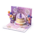 corporate 3d birthday card printing service wholesale