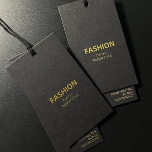 Gold Foil Hang Tags