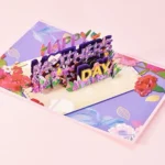 mother's day 3d pop up card | wholesale floral greeting cards
