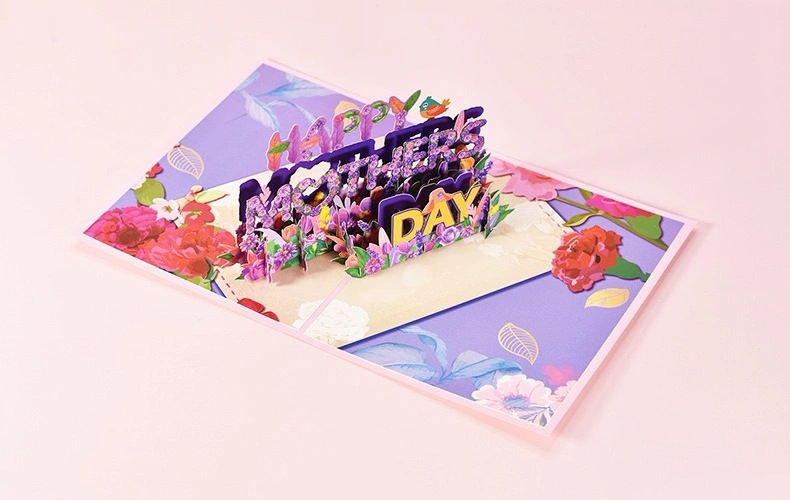 mother's day 3d pop up card | wholesale floral greeting cards