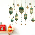 ramadan lantern wall stickers | eco friendly removable decals