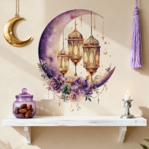 ramadan lantern wall stickers | eco friendly removable decals